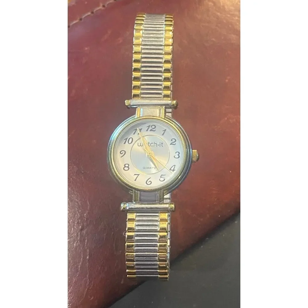 Women's 25mm Two Tone Watch-it Watch, Expansion Band